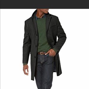 J. Crew Ludlow - Extremely warm, wool trench coat. Dark grey in color